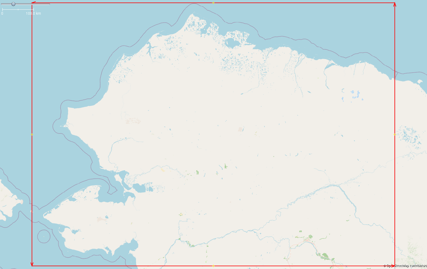 Cobertura del mapa de Alaska (Nordeste)