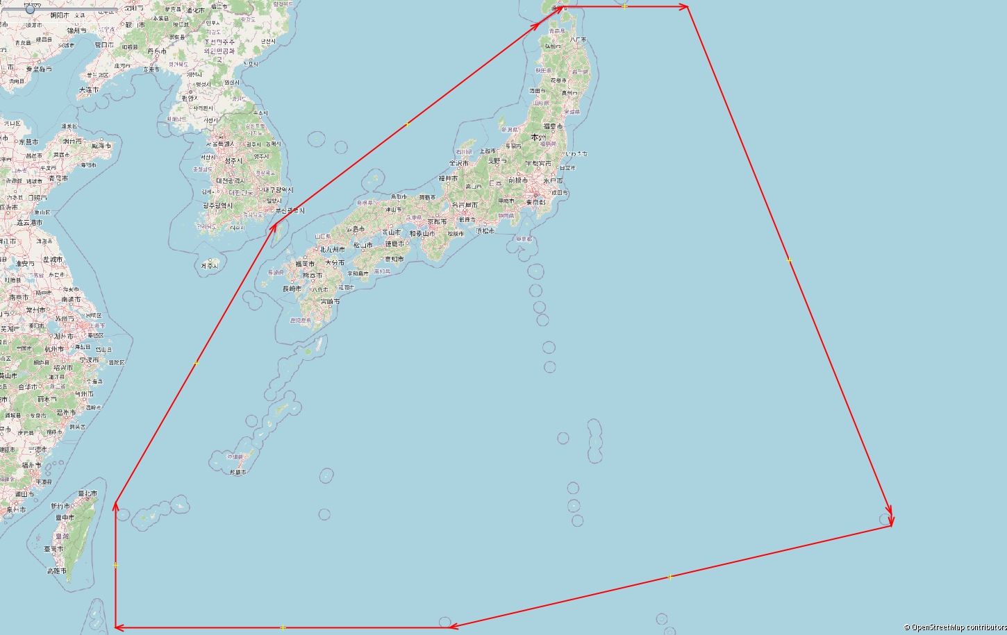 Couverture de la carte de Japon (Sud)