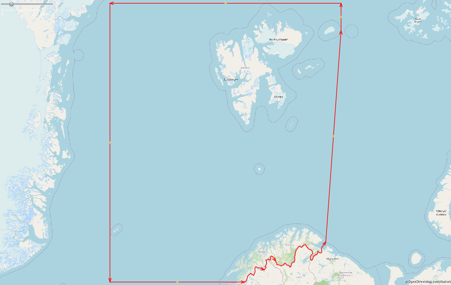 North Norway map coberture